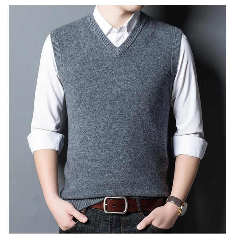 若者の大愛商品 袖なし カットソー インナープルオーバー ビジネス かっこいい オフィス セーター メンズ ニットベスト 春 冬 秋 ニット セーター サイズ 185 Michiganestateplanning Com