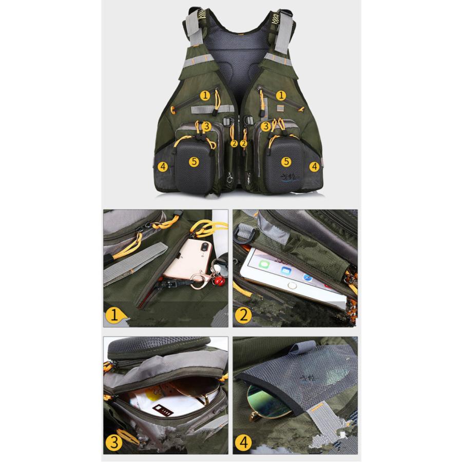 在庫有 アウトドア 釣り フィッシングベスト フローティングベスト ウェーディングベスト ライフジャケット ショートベスト 多機能 収納 メッシュ カヌー 防災 新品即決 Zoetalentsolutions Com