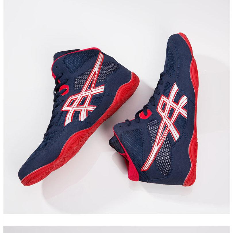 Mizuno ボクシングシューズ ホワイト/レッド/ブルー Mizuno ボクシング