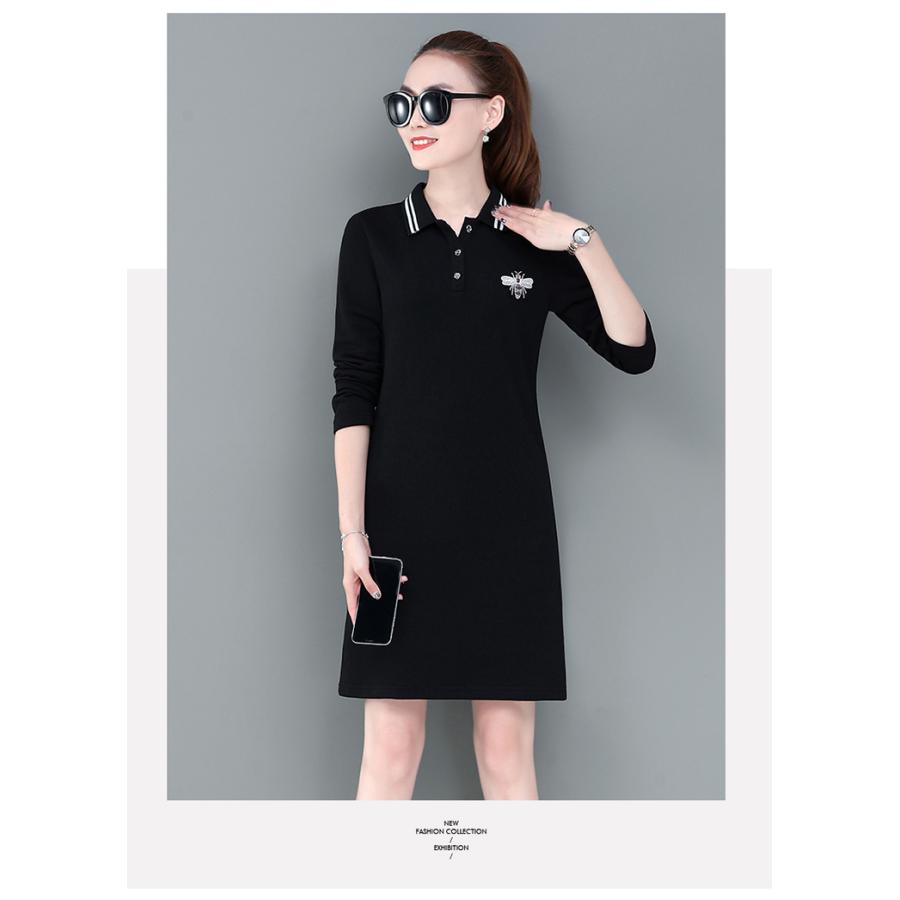 レディース ゴルフウェア 21 ゴルフ 長袖 かわいい ゴルフ ゴルフ おしゃれ 丈長め ゴルフ ワンピース ドレス 春 秋 スカート かわいい 新作