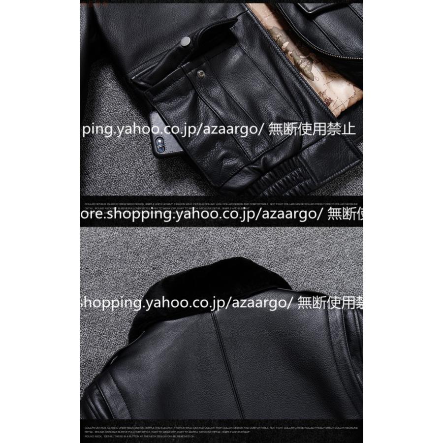 メンズ ジャケット 本革 牛革 バイク ライダースジャケット バイク ウェア 春 秋 冬３シーズン 防風 防寒 2022_11