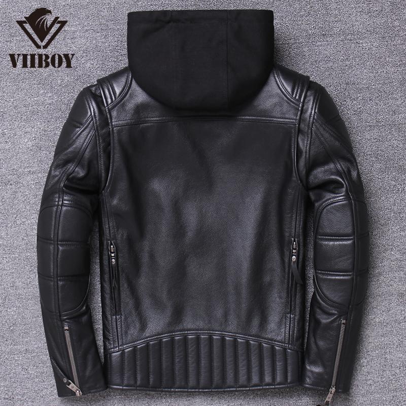柔らかな質感の メンズ ジャケット 本革 牛革 バイク ライダース