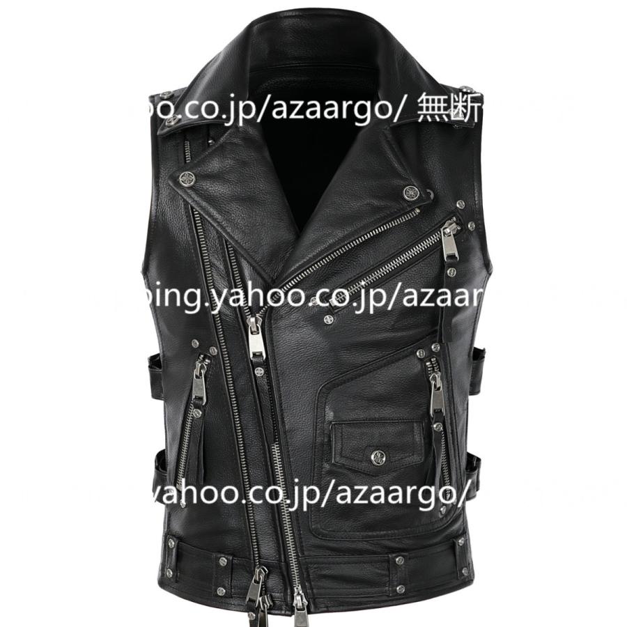 12周年記念イベントがレザーベスト メンズ ベスト 2022 高級レザー