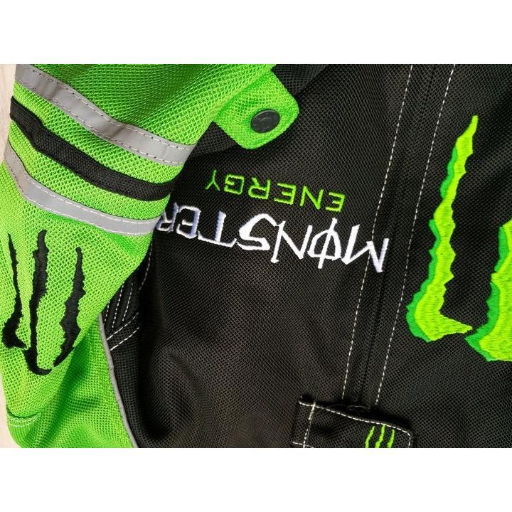 モンスター エナジー メッシュ バイク ジャケット ライダース