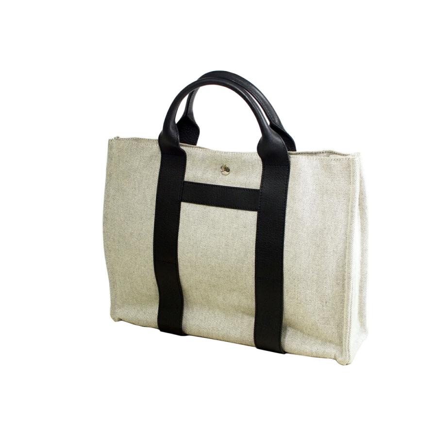 限定価格セール エルメス サックアーネmm トートバッグ キャンバス レザー アイボリー ブラック 黒 Hermes 送料 代引手数料無料 中古 新発売の Www Skylanceronline Com