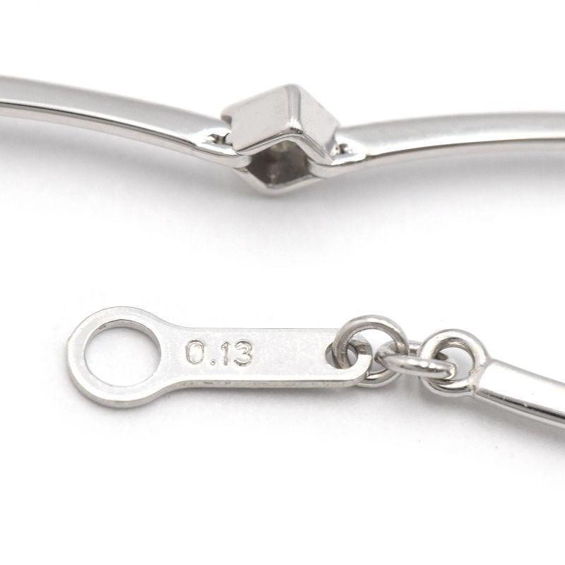 TASAKI（タサキ） 0.13ctダイヤモンドブレスレット K18WG ステーション
