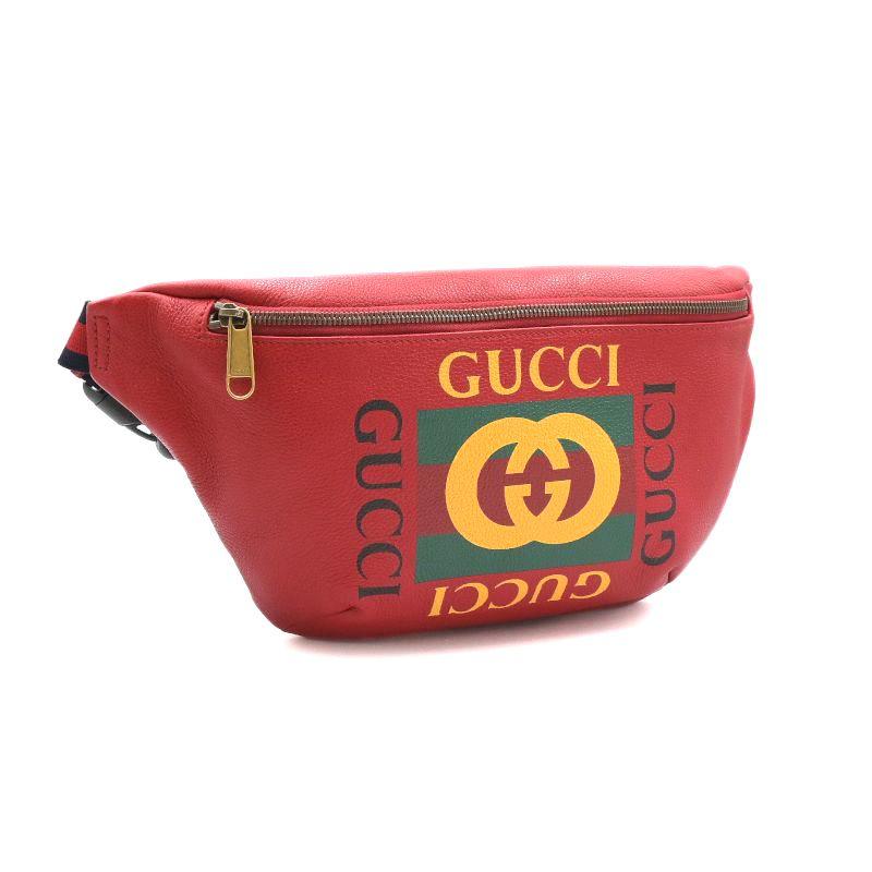 GUCCI グッチ ウェブシェリーライン ウエスト ボディーバッグ GG グッチ(GUCCI)グッチ シェリーライン GGキャンバス ウエストバッグ