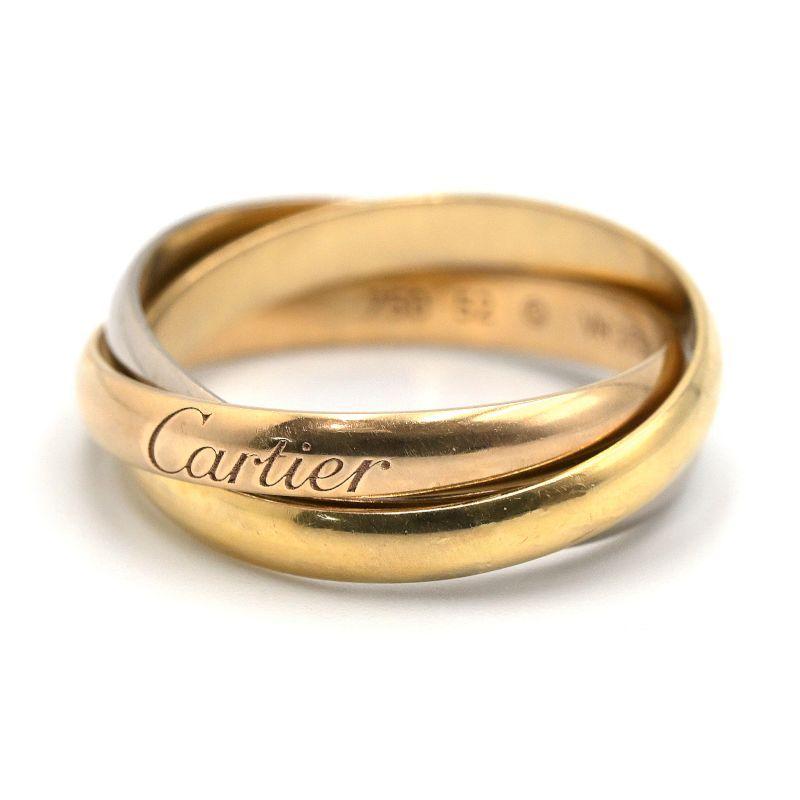 TRINITY（Cartier） カルティエ トリニティリングSM #52 12.5号 K18WG