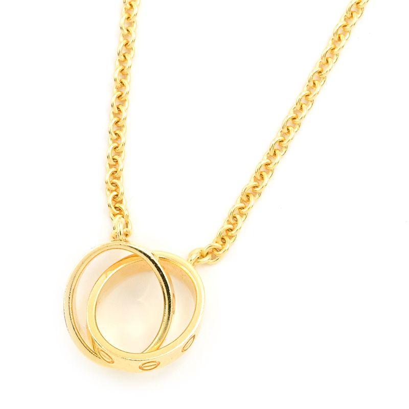 LOVE（Cartier） カルティエ ベビーラブネックレス K18YG ベビーLOVE 