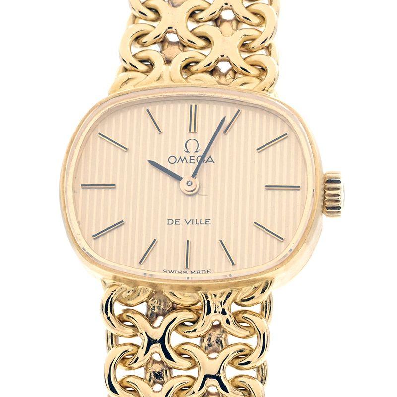 DE VILLE [3年保証] オメガ レディース デヴィル K18YG アンティーク
