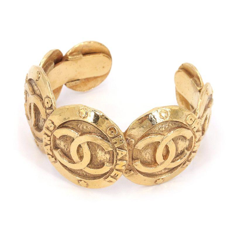 シャネル☆★ココマーク☆バングル☆ゴールド CHANELシャネル ゴールド ココマーク バングルブレスレット