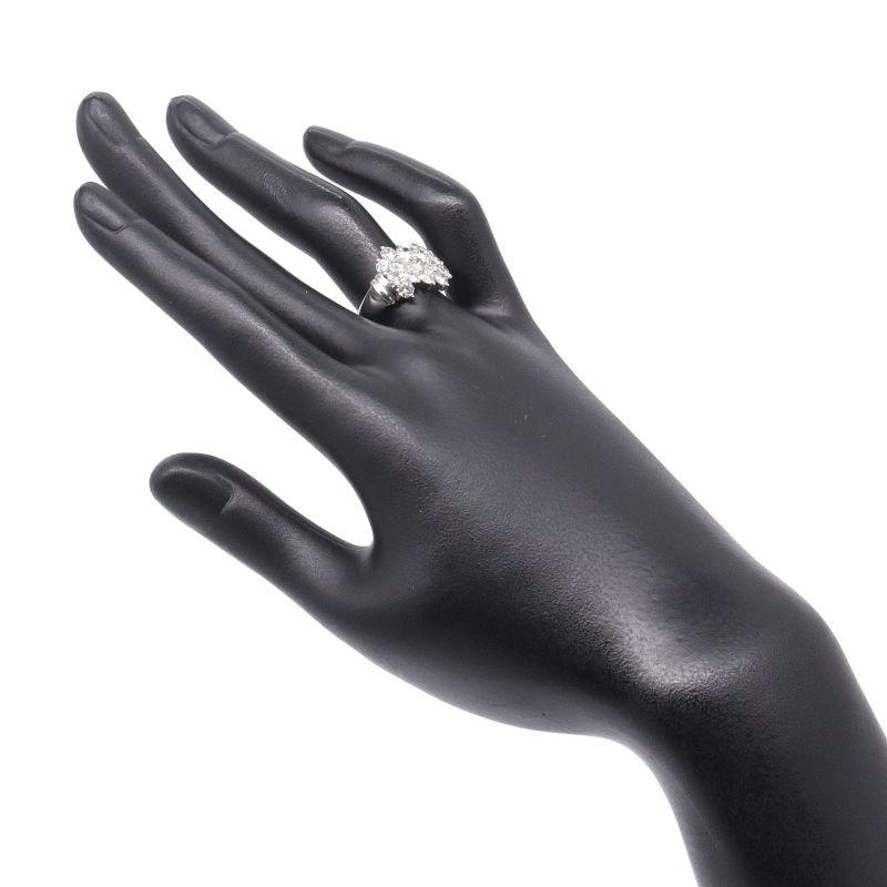 ジュエリーマキ 合計1.71ct天然ダイヤモンドリング 14号 Pt850 新品