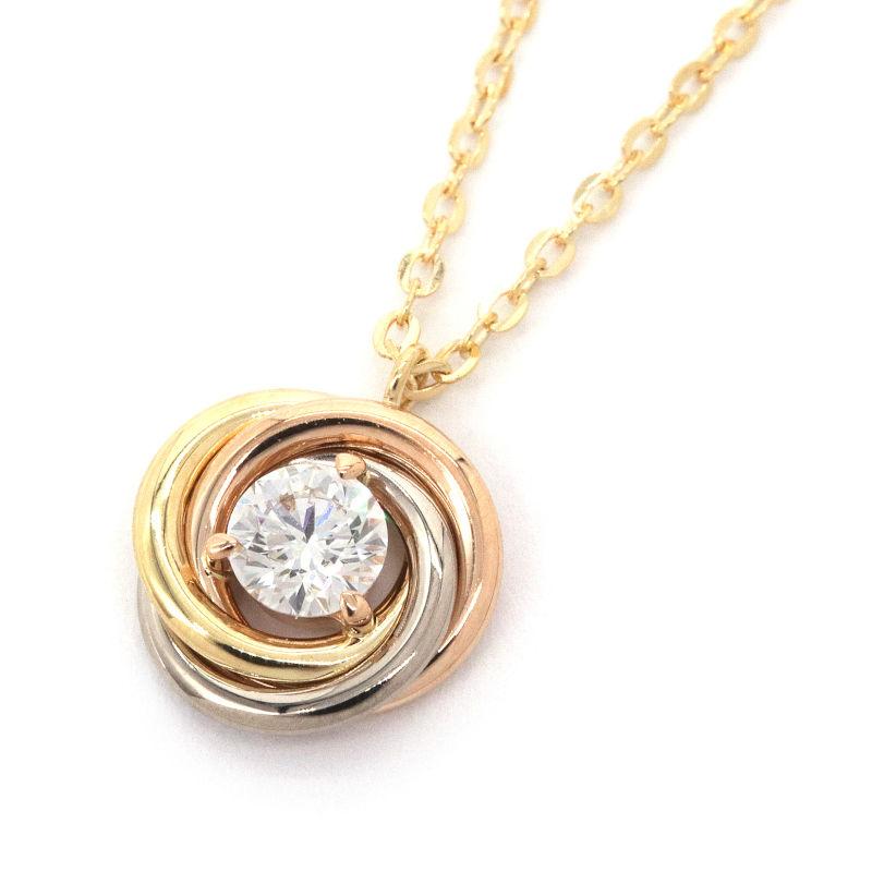 B7224812 ネックレス トリニティ 希少 Cartier スリー B7224812 トリニティ ネックレス Cartier カルティエ - 押し花・ドライフラワー花材