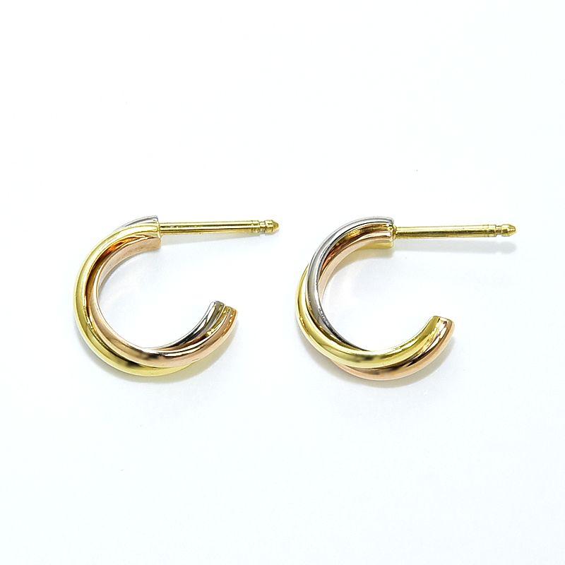 TRINITY（Cartier） カルティエ トリニティピアス ミニモデル B8301540