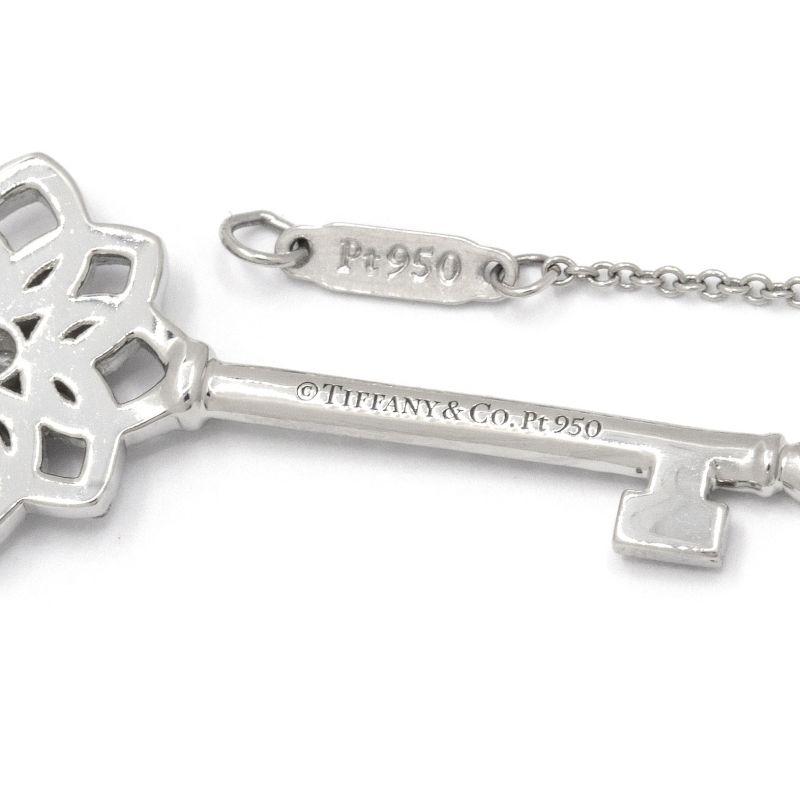 TIFFANY&Co.（ティファニー） ウォーブンキーネックレス Pt950 