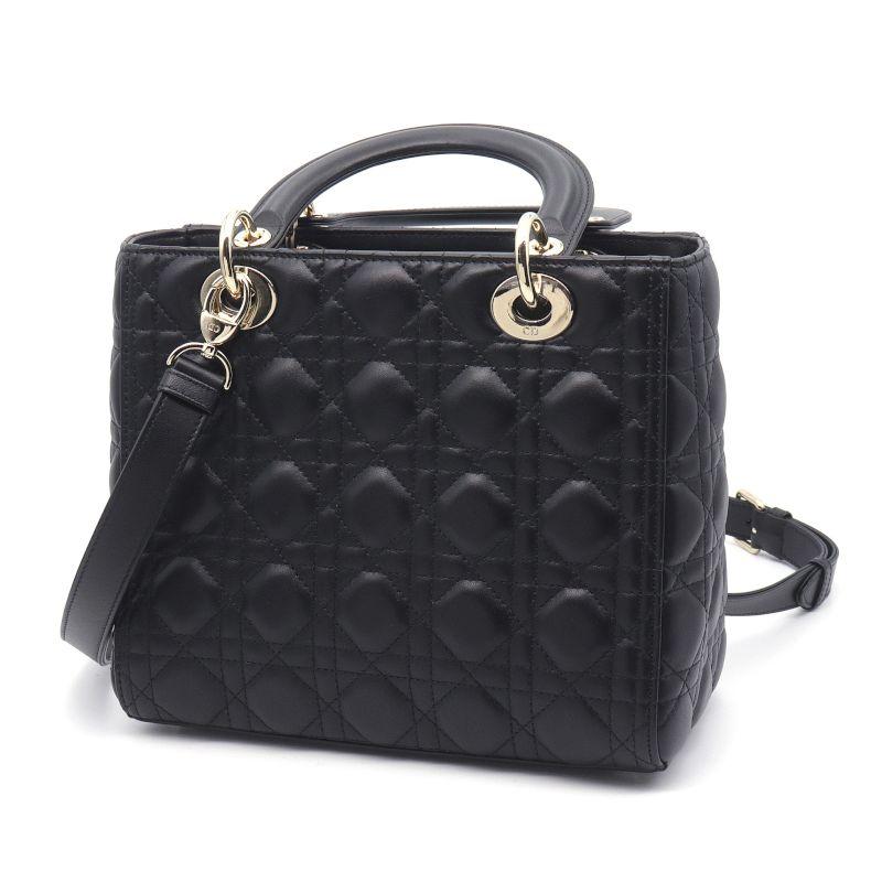 Lady Dior ディオール レディディオールバッグミディアム ラムスキン