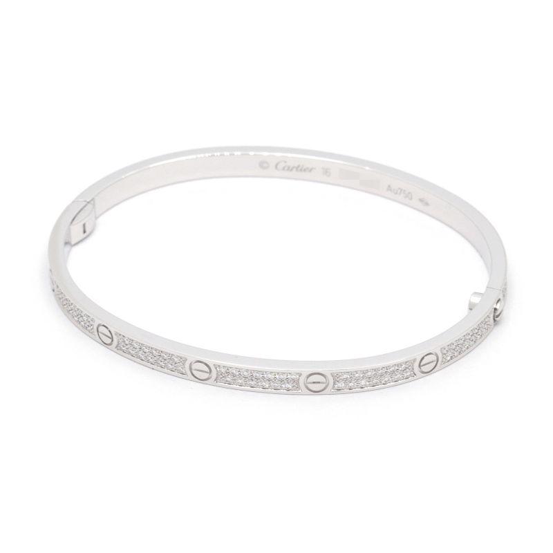 LOVE（Cartier） カルティエ Loveブレスレットスモールモデル パヴェ