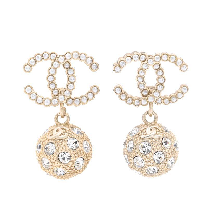 CHANEL（シャネル） ココマークピアス 22A メタル ミラーボール ミラー