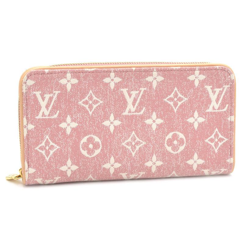 ルイヴィトン ジッピーウォレット M81182 モノグラムジャガードデニム