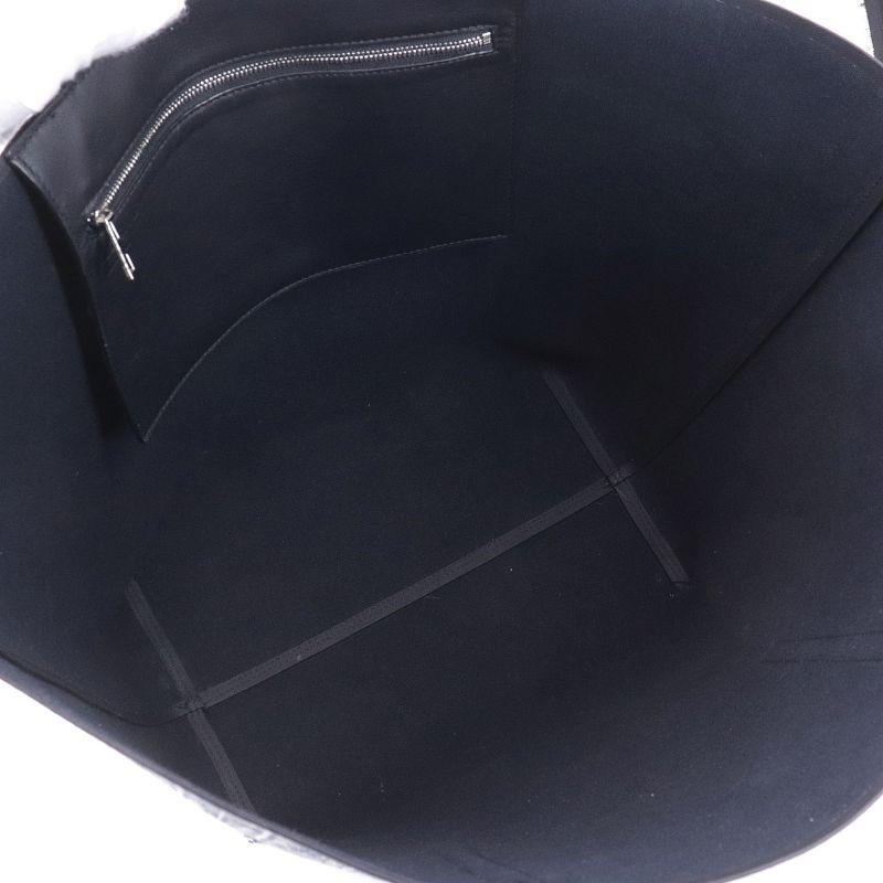 LOEWE ロエベ Tトートバッグ B533Z73X08 キャンバス カーフ ネイビー 