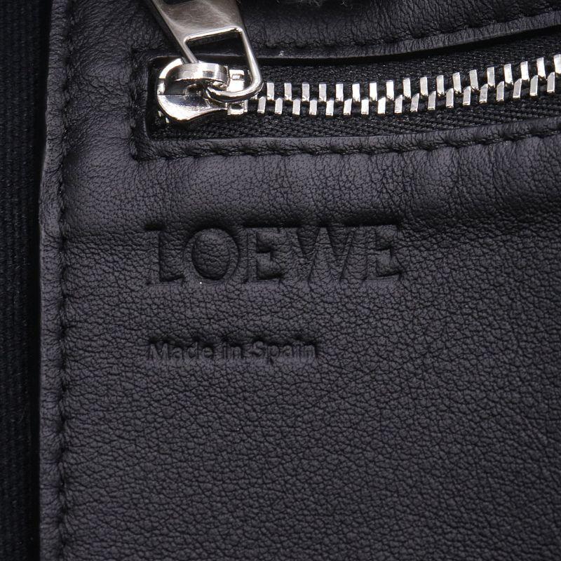 LOEWE ロエベ Tトートバッグ B533Z73X08 キャンバス カーフ ネイビー 