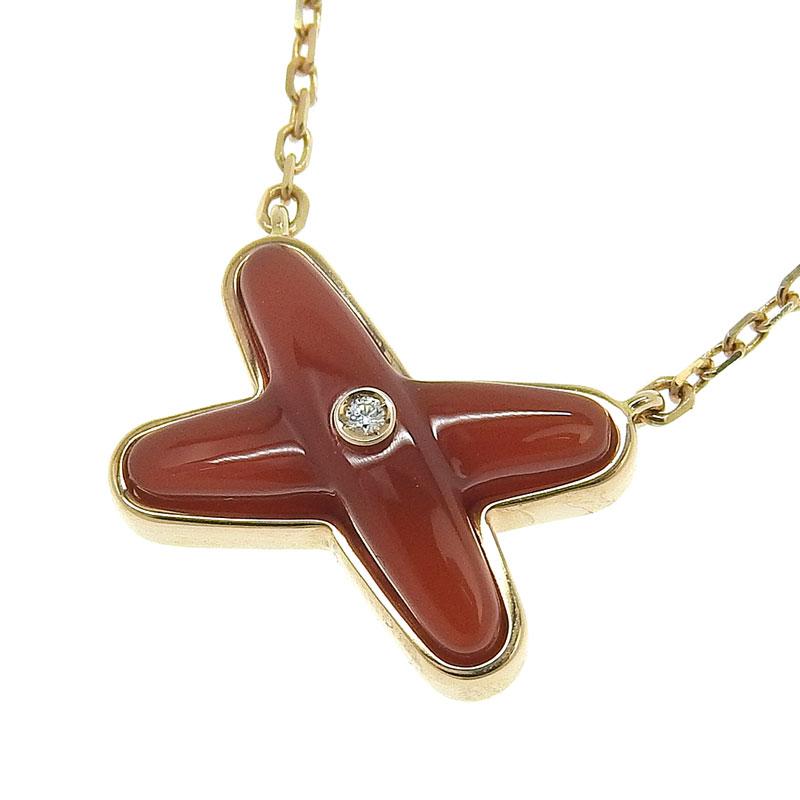 CHAUMET ショーメ ジュドゥリアンネックレス カーネリアン K18PG 新品 