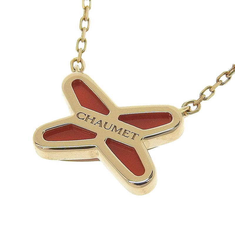 CHAUMET ショーメ ジュドゥリアンネックレス カーネリアン K18PG 新品 