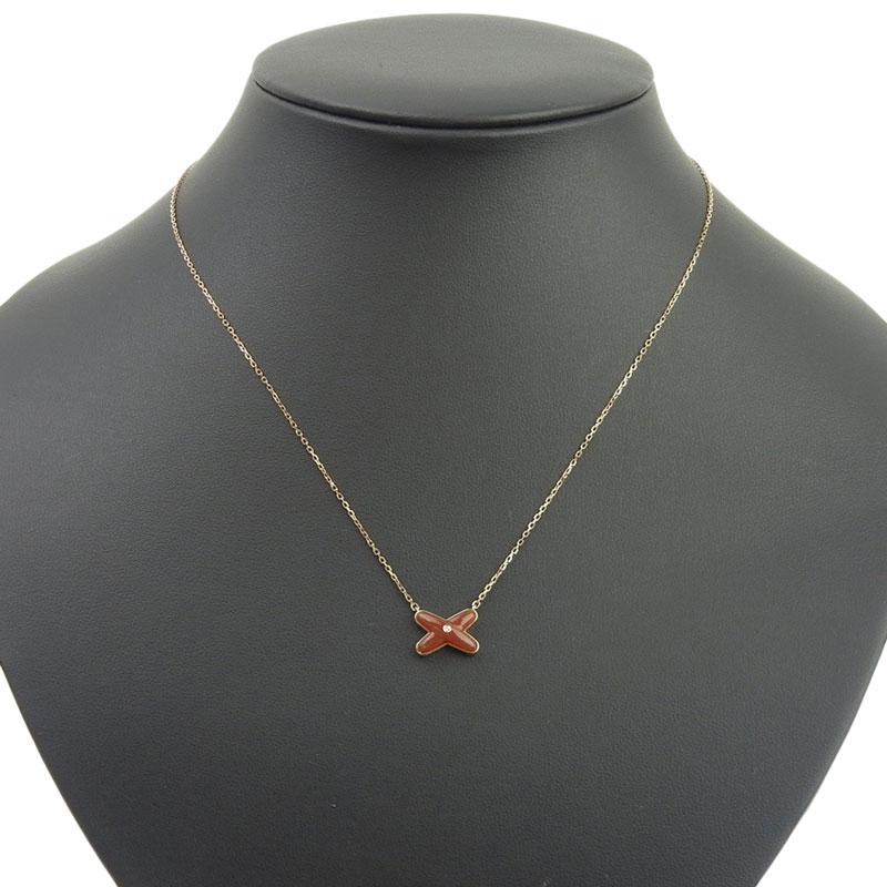 CHAUMET ショーメ ジュドゥリアンネックレス カーネリアン K18PG 新品 