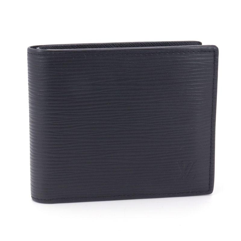 ルイヴィトン 折り財布 エピ ポルトフォイユ マルコ 黒 ノワール
