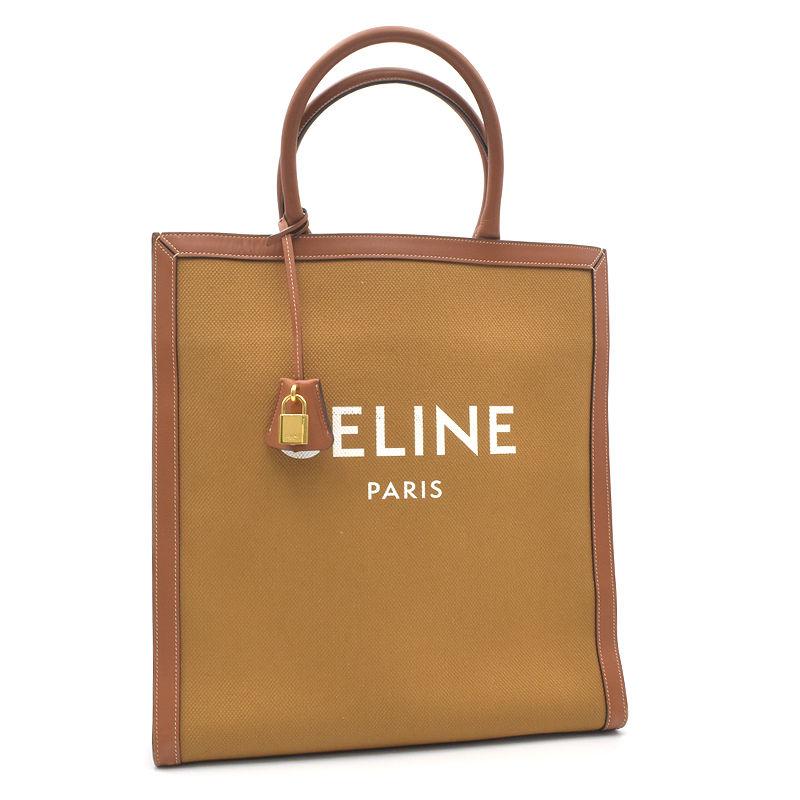 CABAS（CELINE） セリーヌ バーティカルカバ ラージ コットン カーフ 