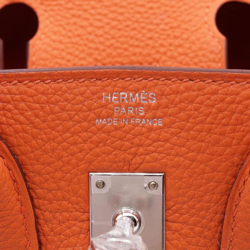 Birkin エルメス バーキン25 W刻印 2024年製 トゴ オレンジミニアン