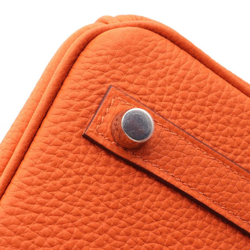HERMES バーキン25用オレンジ ギフトボックス 1497 エルメス バーキン25 オレンジ ヴォーエプソン ゴールド金具