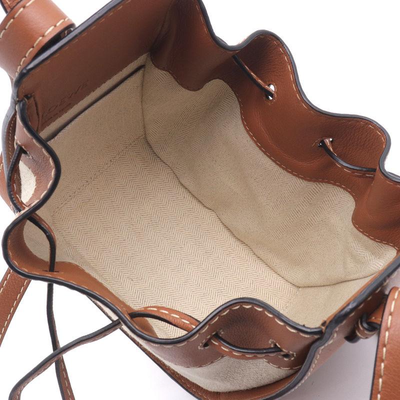 LOEWE ロエベ ハンモック ドローストリングバッグ ミニ レザー LOEWE ロエベ ハンモック ドローストリングバッグ ミニ レザー
