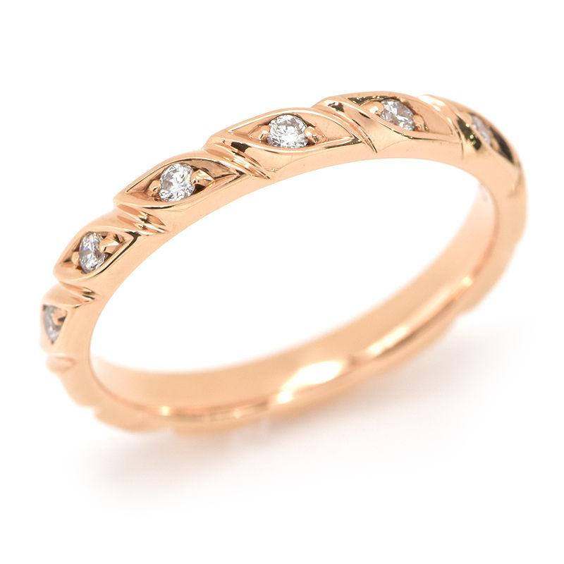 CHAUMET ショーメ トルサードマリッジリング 082726 #52 11.5号 K18PG 