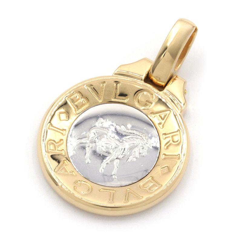 BVLGARI（ブルガリ） ホロスコープペンダントトップ やぎ座 K18YG