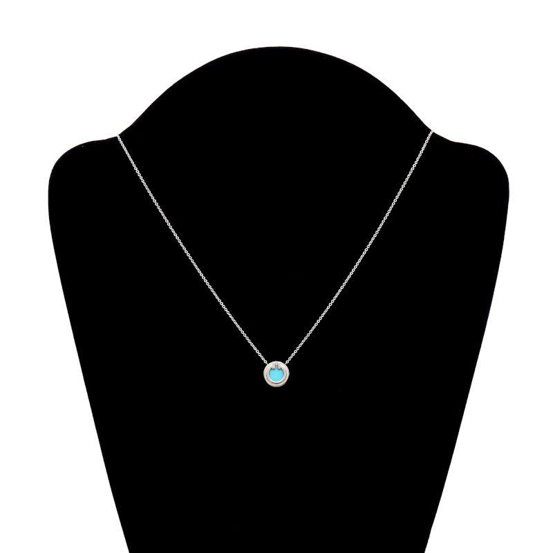 Tiffany T ティファニー ティファニーTサークルペンダント K18WG