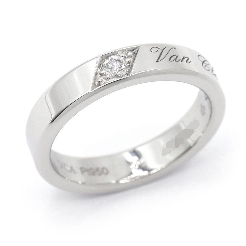 23日まで。Van Cleef & Arpels Pt950 マリッジリング Van Cleef ＆ Arpels & VCA ヴァンクリーフ PT950 プラチナ
