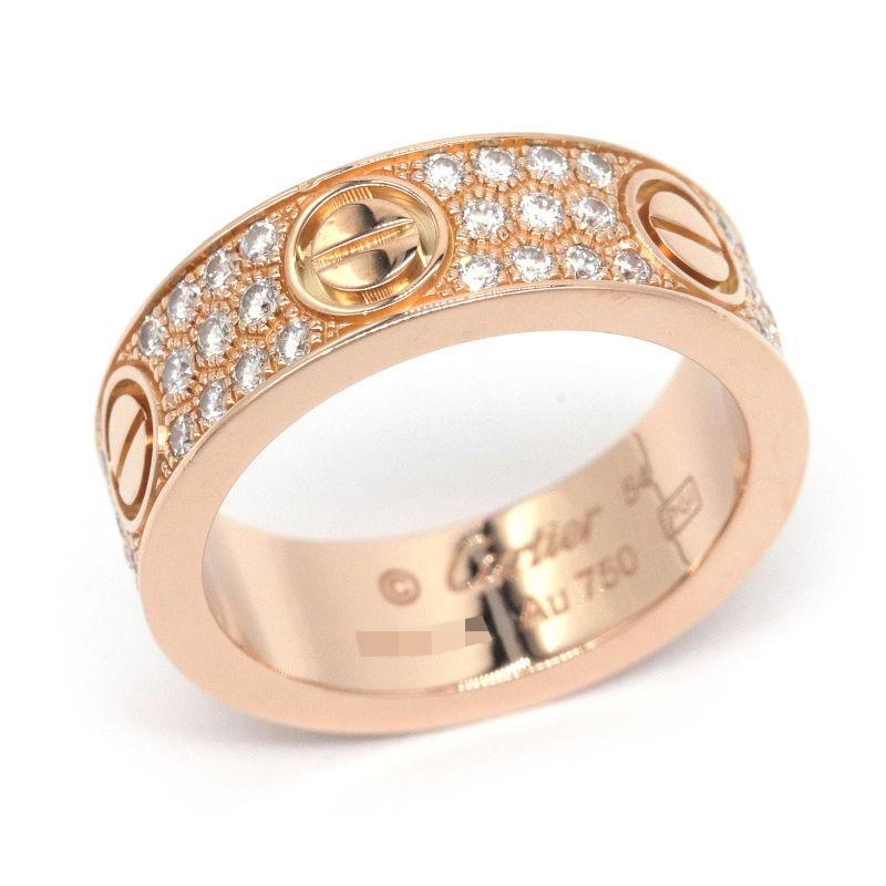 LOVE（Cartier） カルティエ ラブリング #54 13.5号 B4087654 K18PG