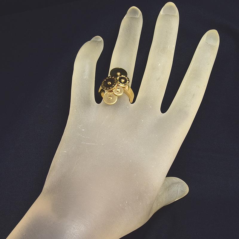 BVLGARI（ブルガリ） チクラディリング 11.5号 K18YG 幾何学的 