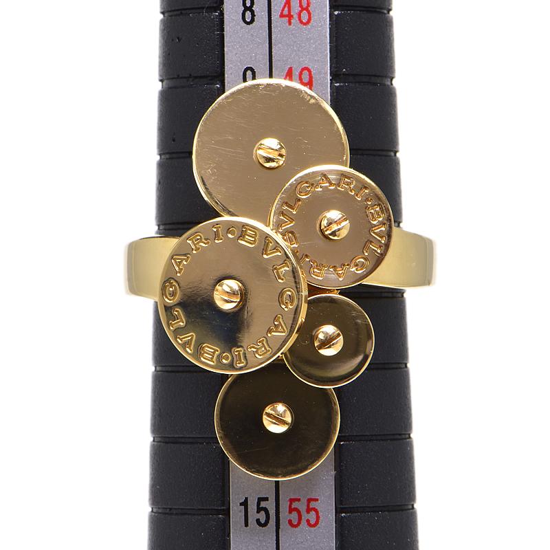 BVLGARI（ブルガリ） チクラディリング 11.5号 K18YG 幾何学的 