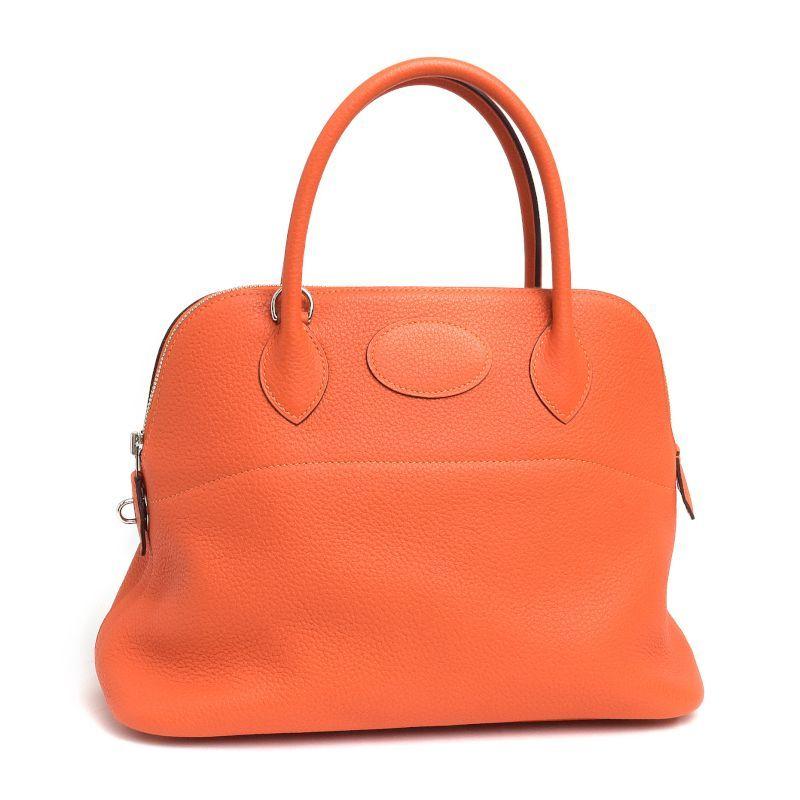 【中古】 エルメス ボリード31 ショルダーバッグ T刻印(2015年) トリヨンクレマンス ブラック HERMES【質屋】 エルメスボリード31 ブラック T刻印(2015年頃)刻印 レディース
