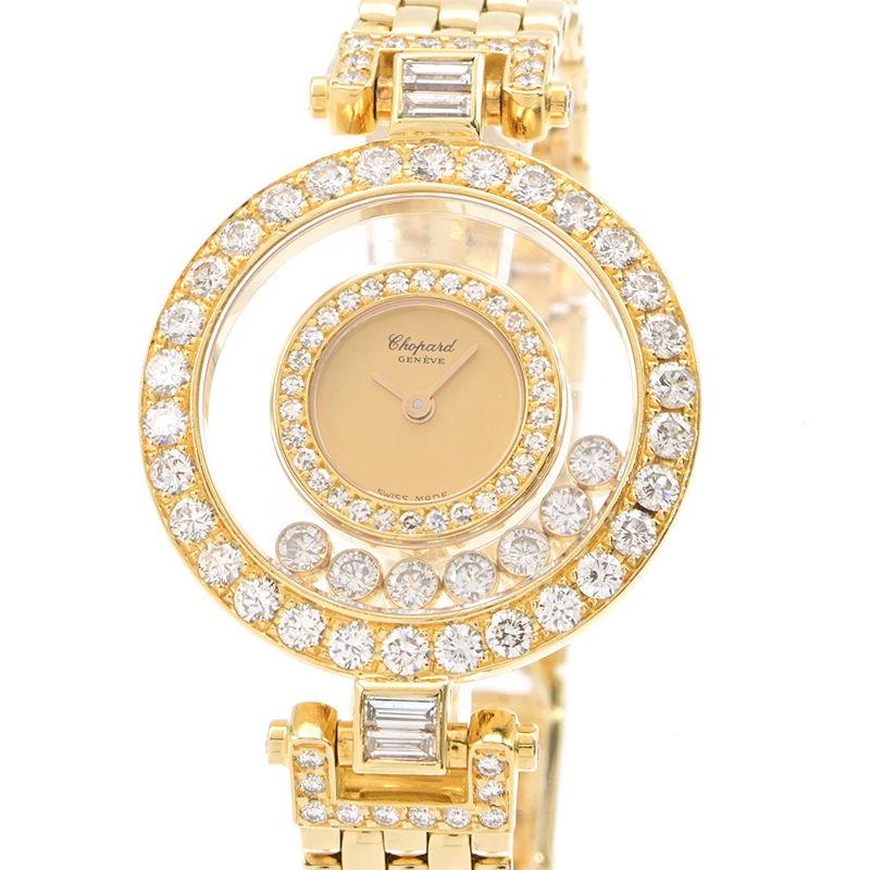 Chopard ショパール ハッピーダイヤ 4112/1 レディース時計 4112 ハッピーダイヤモンド 中古 ｜ ショパール | 腕時計の