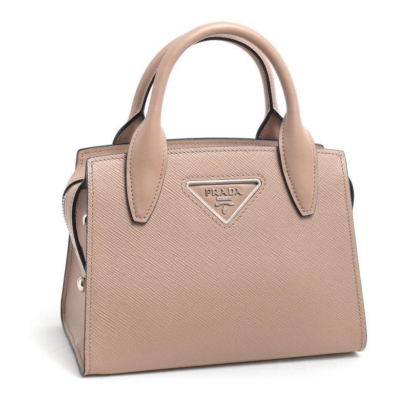 PRADA（プラダ） ハンドバッグ 1BA269 サフィアーノキュイール カメオ