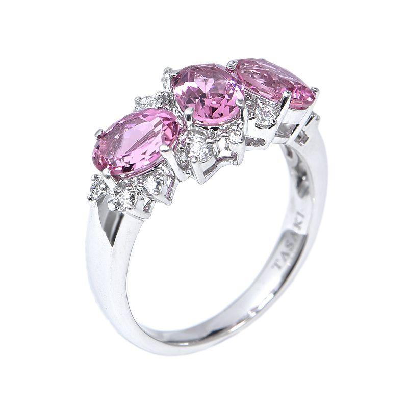 TASAKI（タサキ） 約3ctピンクサファイアリング 13.5号 K18WG 0.28ct