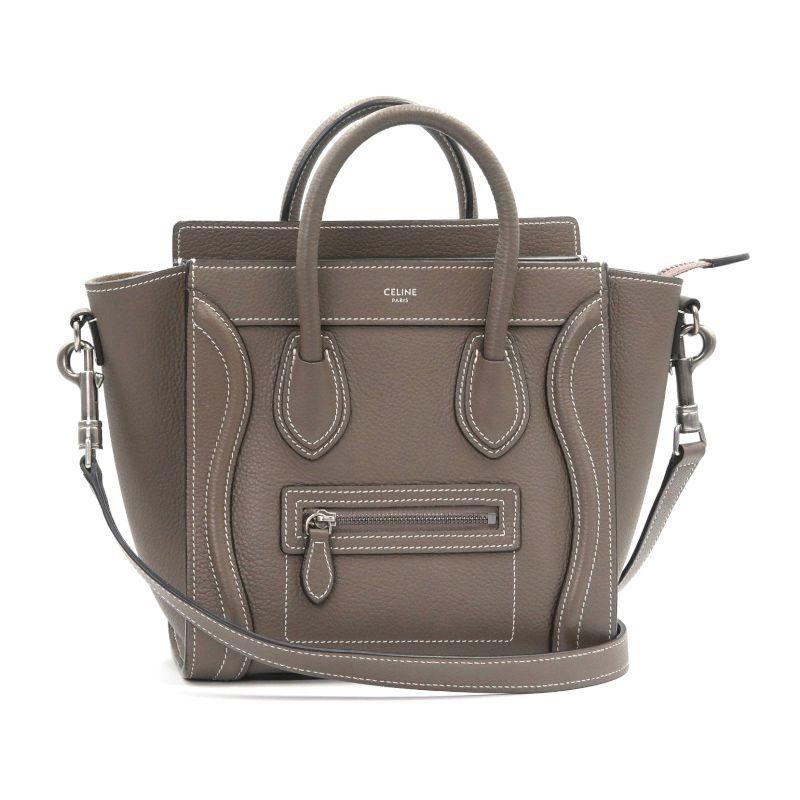 CELINE（セリーヌ） ラゲージナノショッパー ドラムカーフスキン