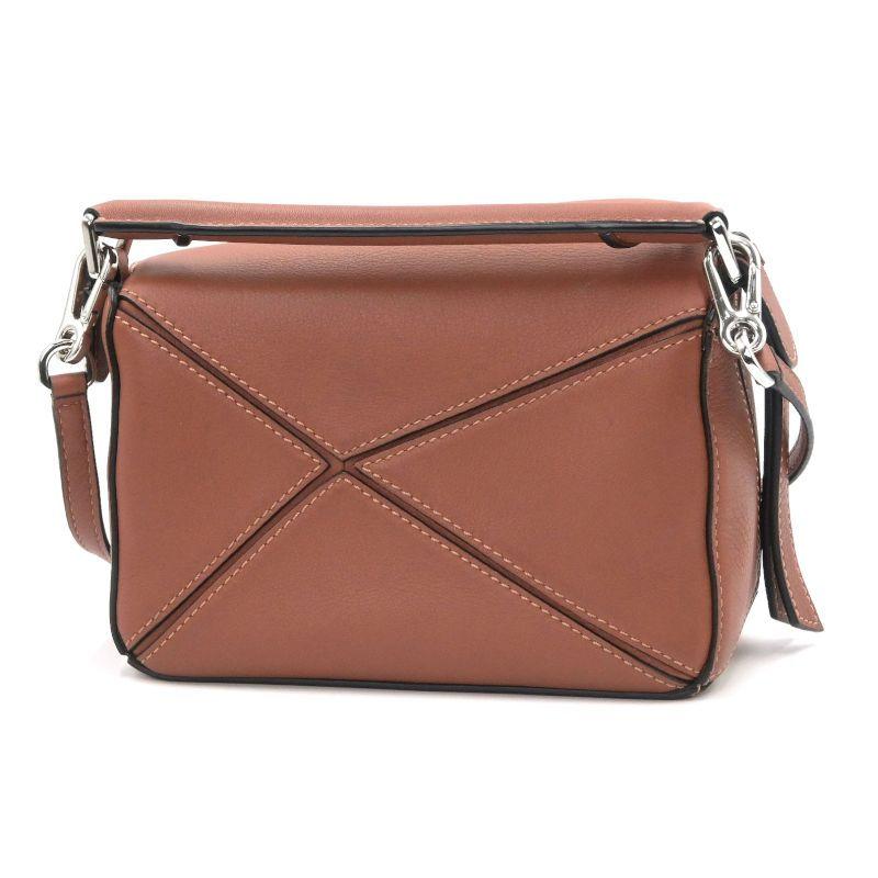 Puzzle（LOEWE） ロエベ パズルバッグミニ クラシックカーフ タン 