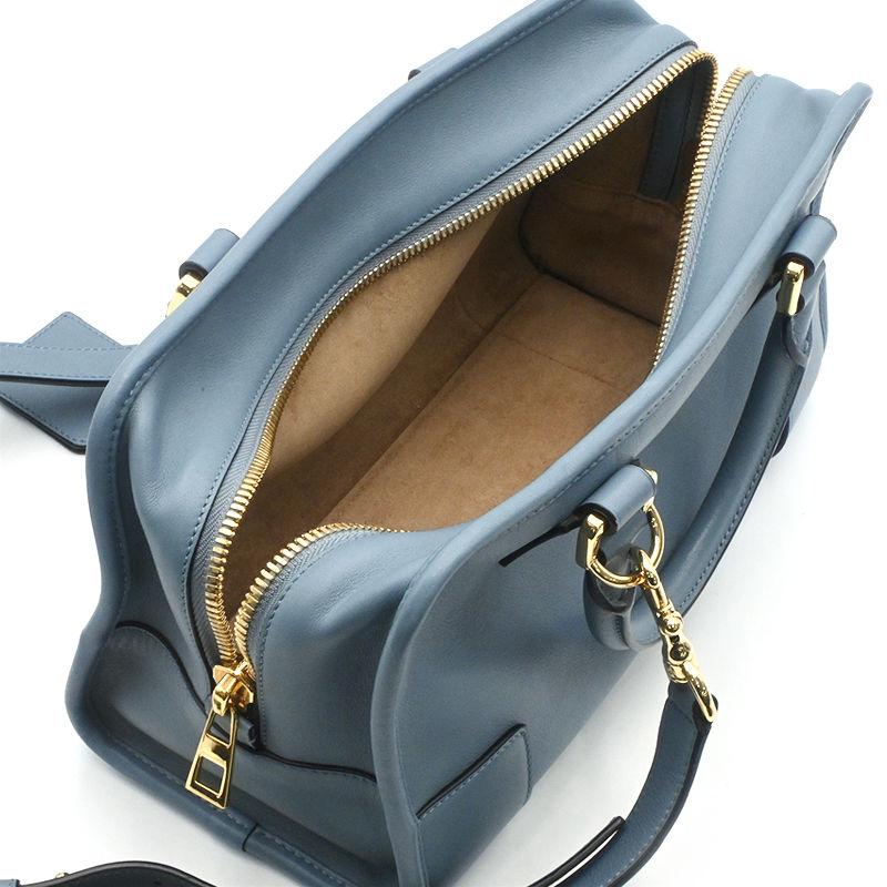 ぽんたん様　LOEWE♡ロエベ アマソナ28 ストーンブルー LOEWE（ロエベ） アマソナ28 352.30.N03 レザー ストーンブルー