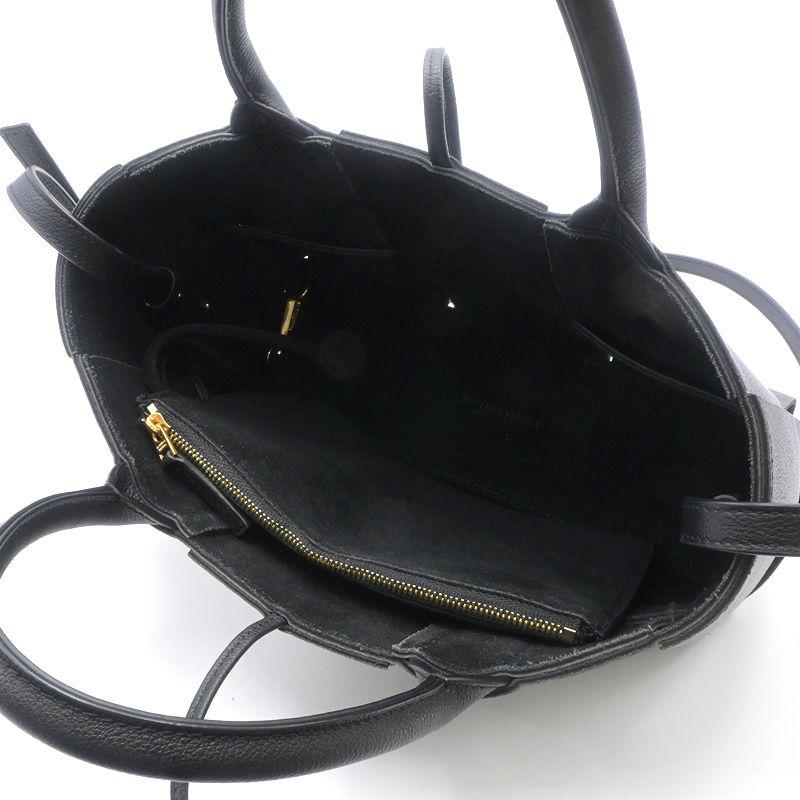 THE ARCO ボッテガヴェネタ ミニアルコトート レザー ブラック マキシ