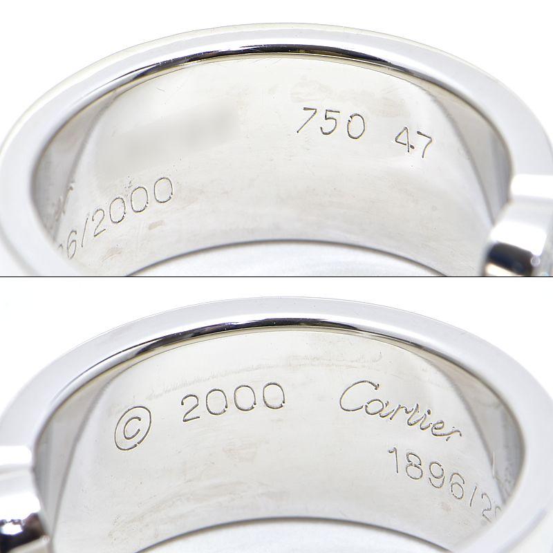 C DE CARTIER カルティエ 2Cリング 2000年 クリスマス限定モデル #47 7