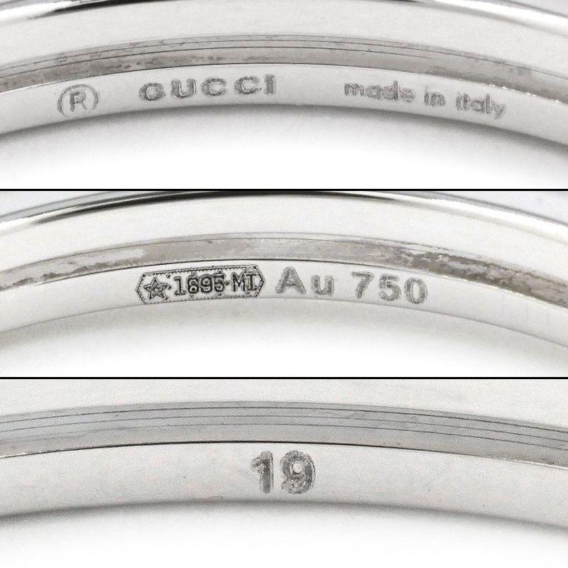GUCCI（グッチ） インフィニティ リング #19 19号 K18WG 結び目 ノット
